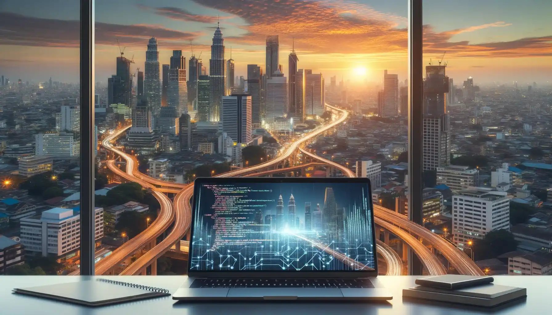 infrastructure as code on a laptop
